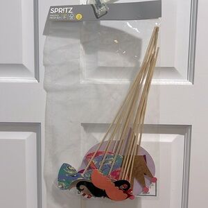 New Photo Prop Kit 12 pieces. Plus party stuff